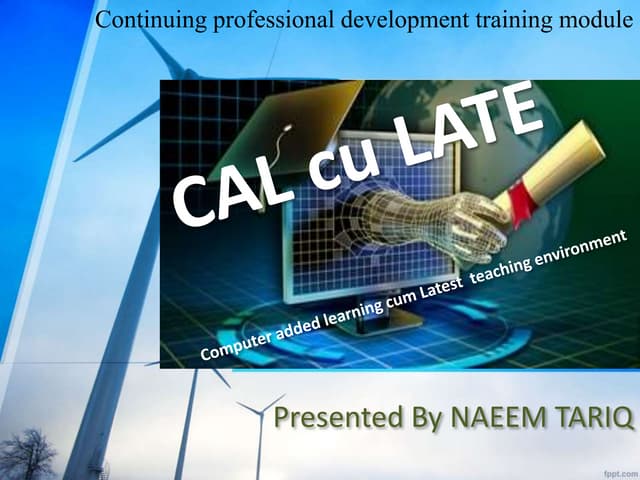 CPD training module_naeem tariq