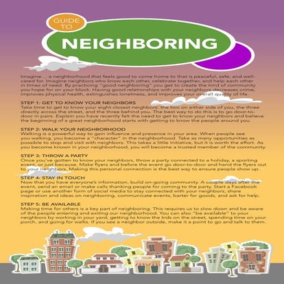 Being Neighborly | PPTX