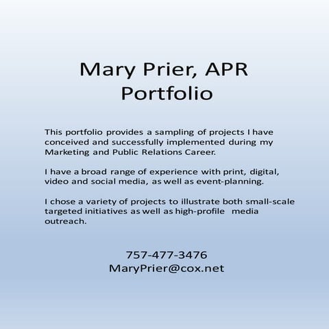 Prier Portfolio