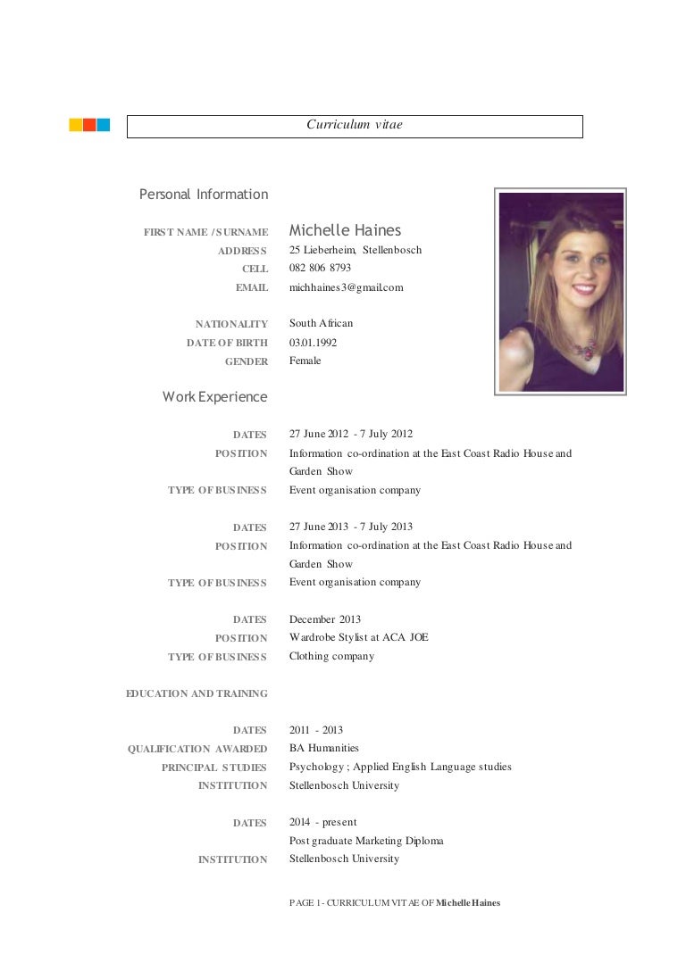 how to write a resume for a job example