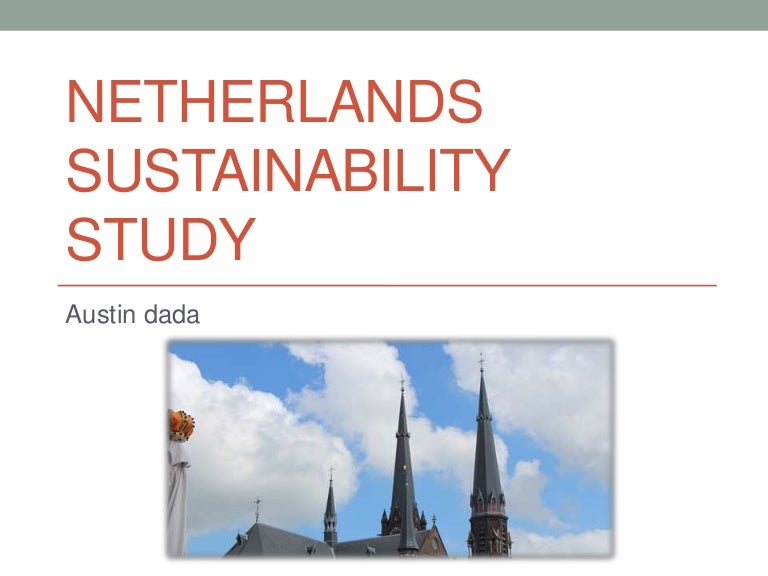 Netherlands sustainability study