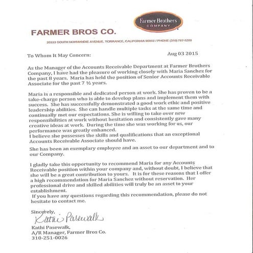 Recommdation Letter Kathi Pasewalk