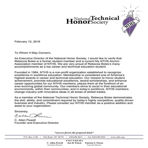 NTHSLetterOfRecommendation