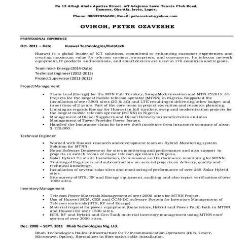 PeterOviroh CV CURRENT