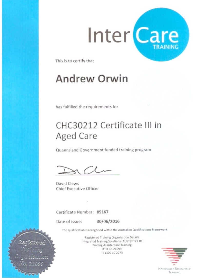 COLOUR VERSION OF CERT III COMPLETE COLOUR VERSION OF CERT III COMPLETE
