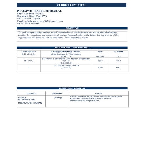 priya resume final | DOCX