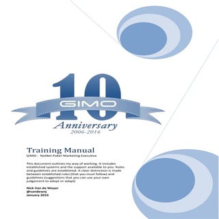 Marketing Training Manual