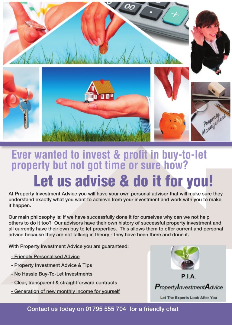 Property Investment Advice Info Flyer