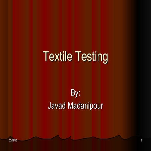 Textile Testing