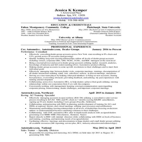 Jessica Kemper Resume 4-13-16