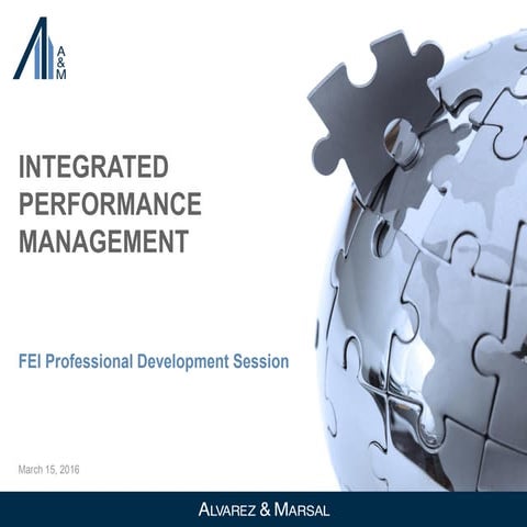 Financial and operational Performance Management | PDF