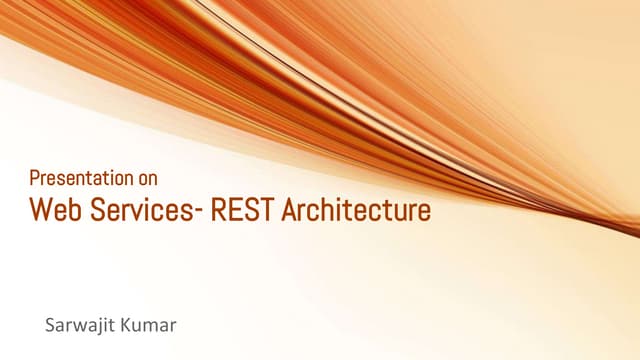 REST Presentation