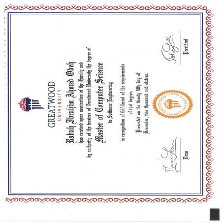 master degree great wood university USA | PDF