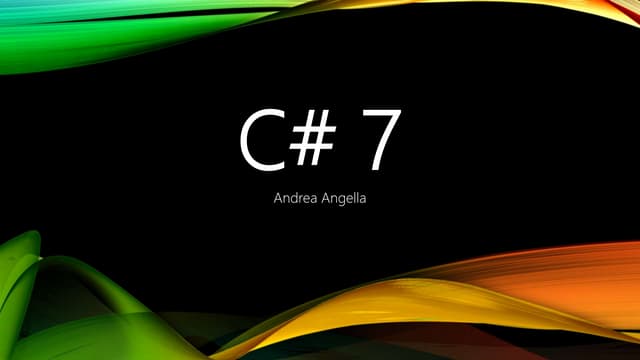 C# 7