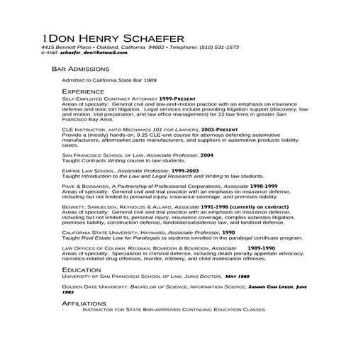 Richard Gerner's Resume | DOC