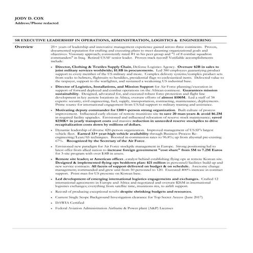 Resume (PII redacted)