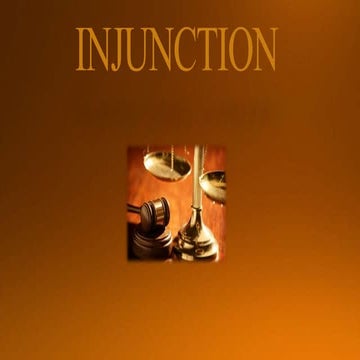 INJUNCTION