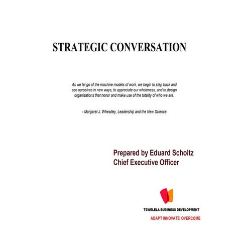 STRATEGIC CONVERSATION