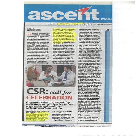 CSR in Ascent | PDF
