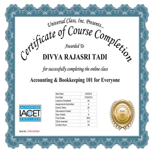 Financial Accounting