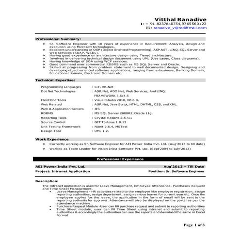 Resume_Vitthal_Ranadive_DotNet