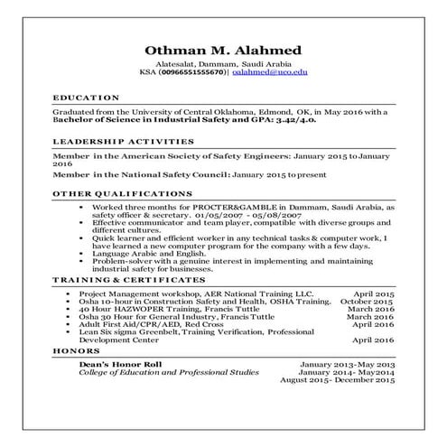 Mohammad CV | DOC