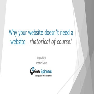 Why Your Business Doesn’t Need a Website