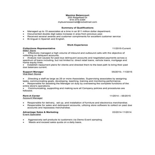 CV Joseph Gahan | DOC