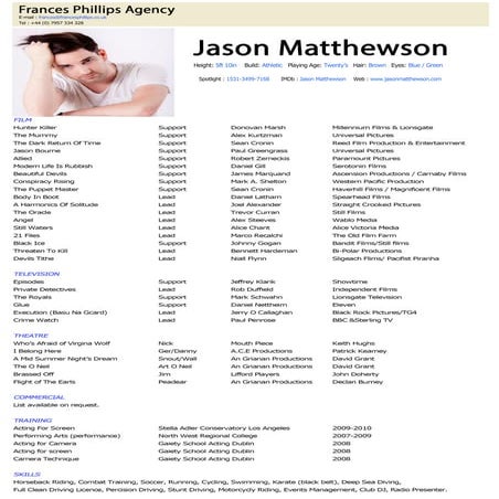 Jason Matthewson CV 2017 | PDF