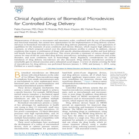 MIT Biomedical Devices and Clinical Pharmacology & Therapeutics