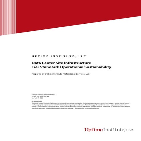 Tier Stanadard Operational-Sustainability