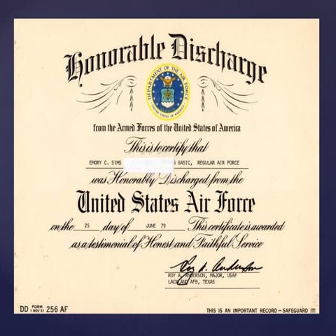 Honorable Discharge and Form DD - 214 | PPTX
