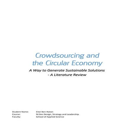 Circular economy a key lever for achieving sustainable development ...