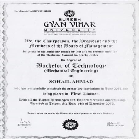 B.tech degree | PDF