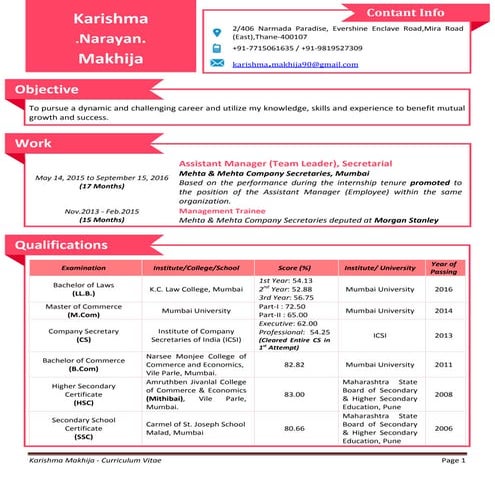 Karishma Makhija_Resume