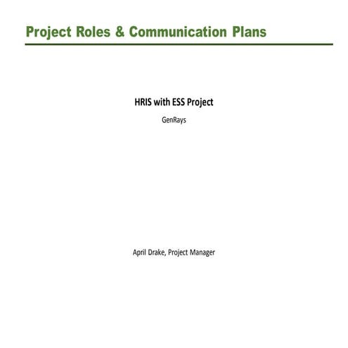 GenRays Communications Management