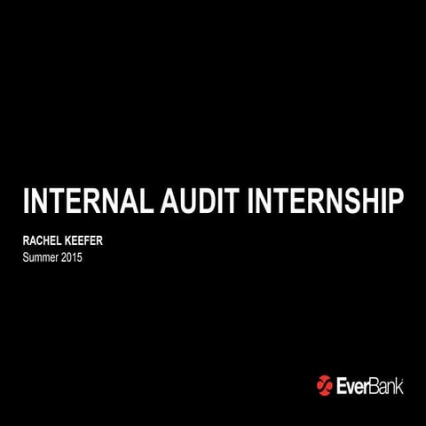 everbank intern presentation | PPTX