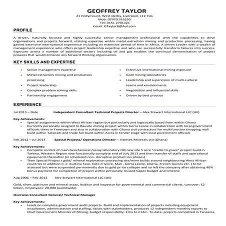 GEOFFREY TAYLOR CV new revised draft