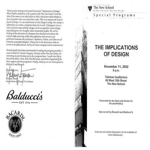 Implications of Design | PDF