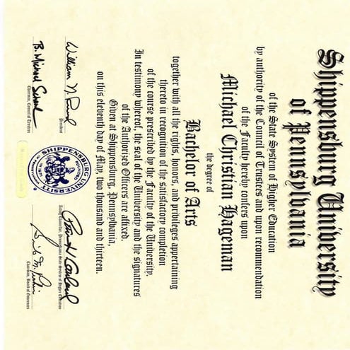 Phi Sigma Pi, Membership Certificate | PDF