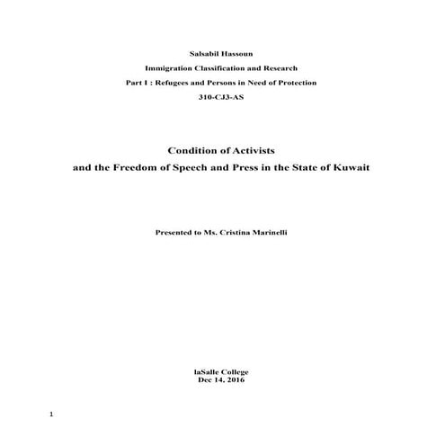 Politics of Kuwait | PPTX