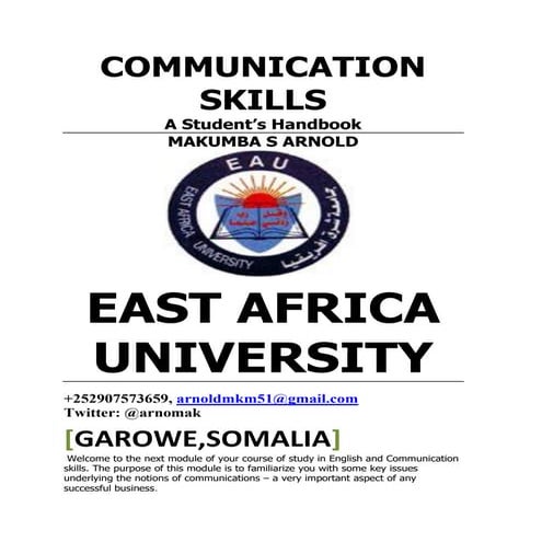 Communication Skills Handbook
