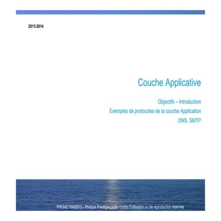 C8 Réseaux : Couche applicative