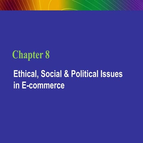 C8-Ethical, Social, & Political Issues in Ecommerce.PPT