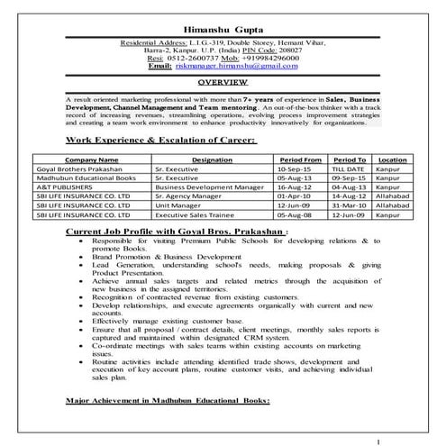 Resume-_Himanshu_Gupta-Kanpur-Sales & Marketing