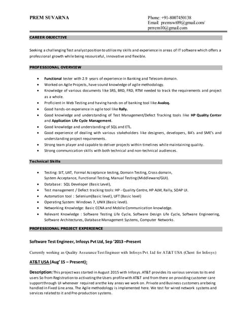 2 9 Years Infosys Resume 1 PDF 2-9-years-infosys-resume-1-pdf