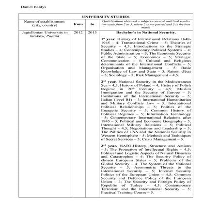 master's transcript of records | PDF
