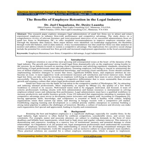 American International Journal of Business Management (AIJBM).