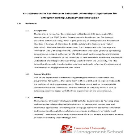 EiR Terms of Reference