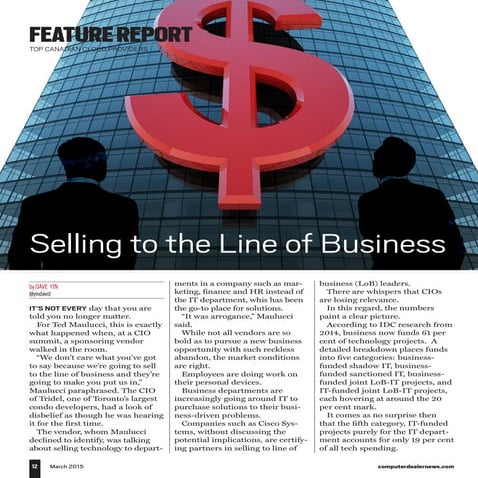 Selling to the line of business CDN 31815